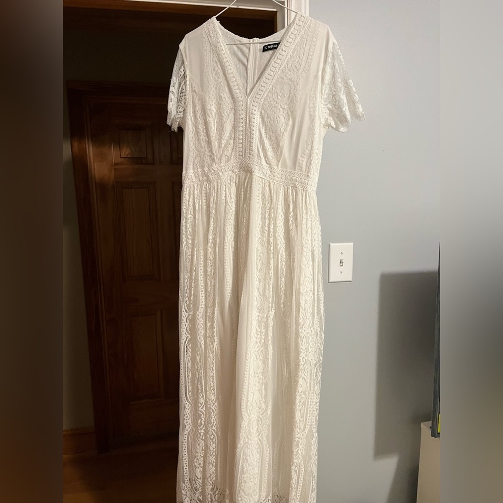 White Lace Dress